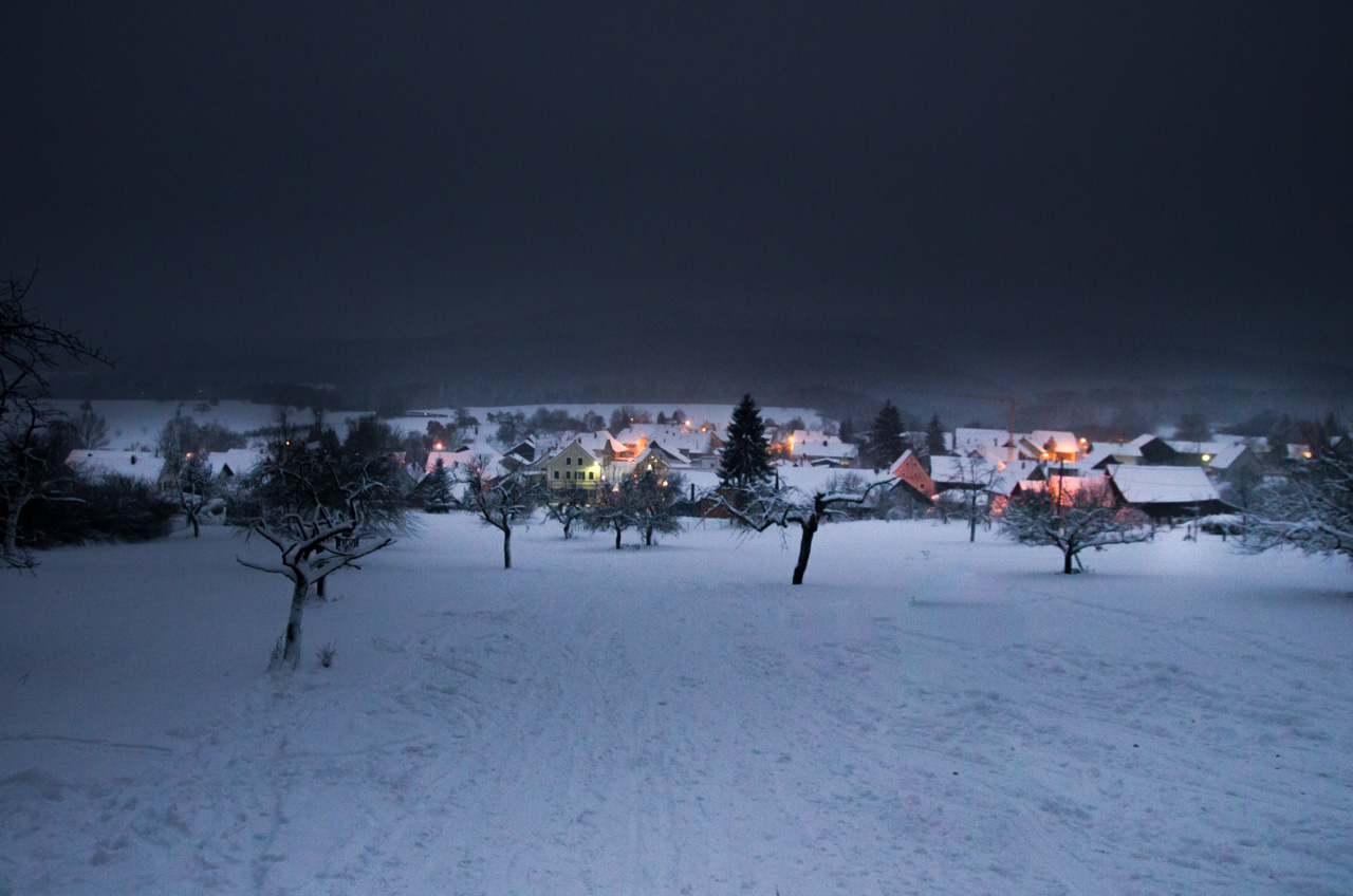 Sondersdorf sous la neige
